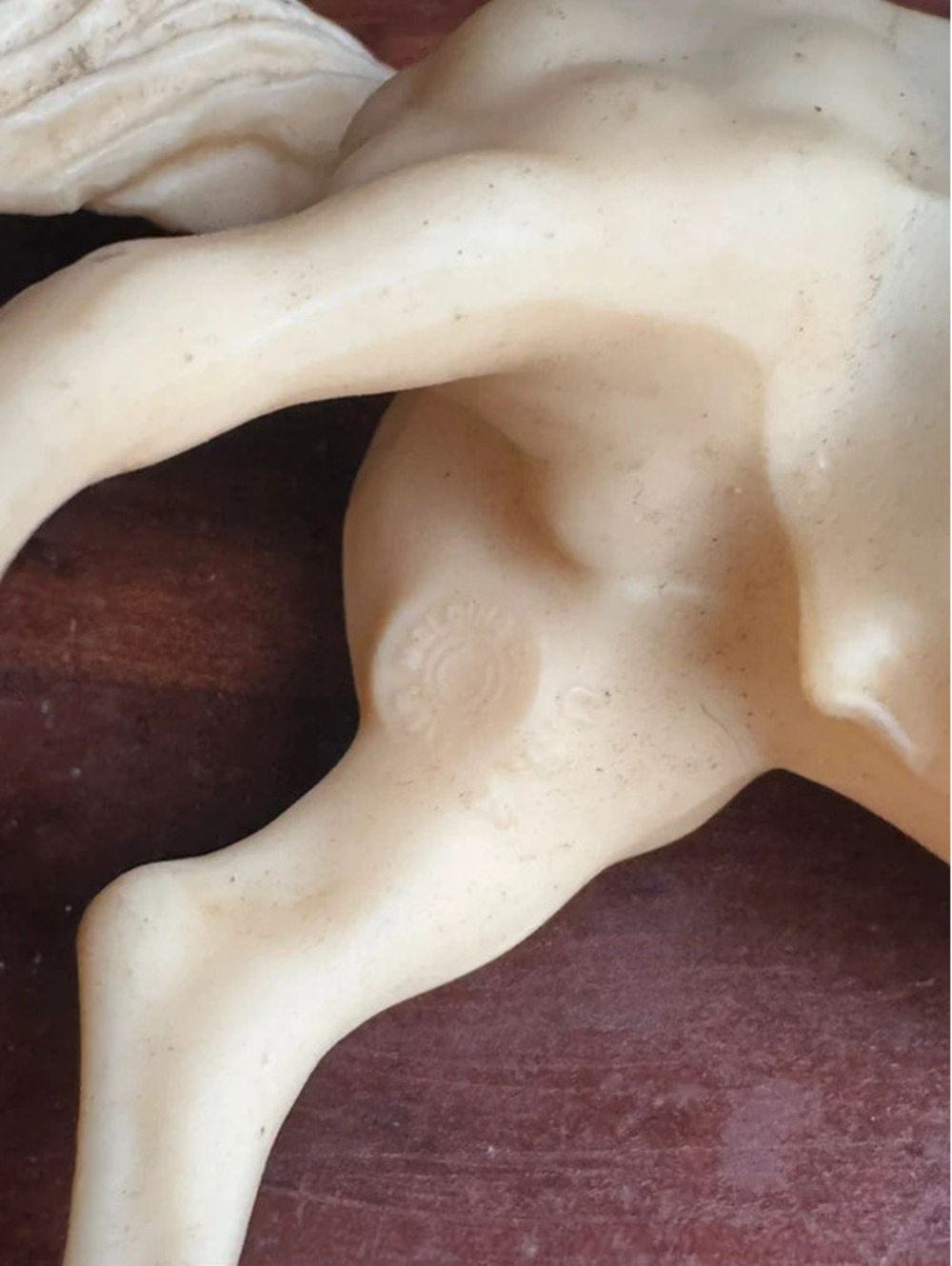 Vintage Breyer Alabaster rearing stallion. Classic scale - Picture 4 of 4